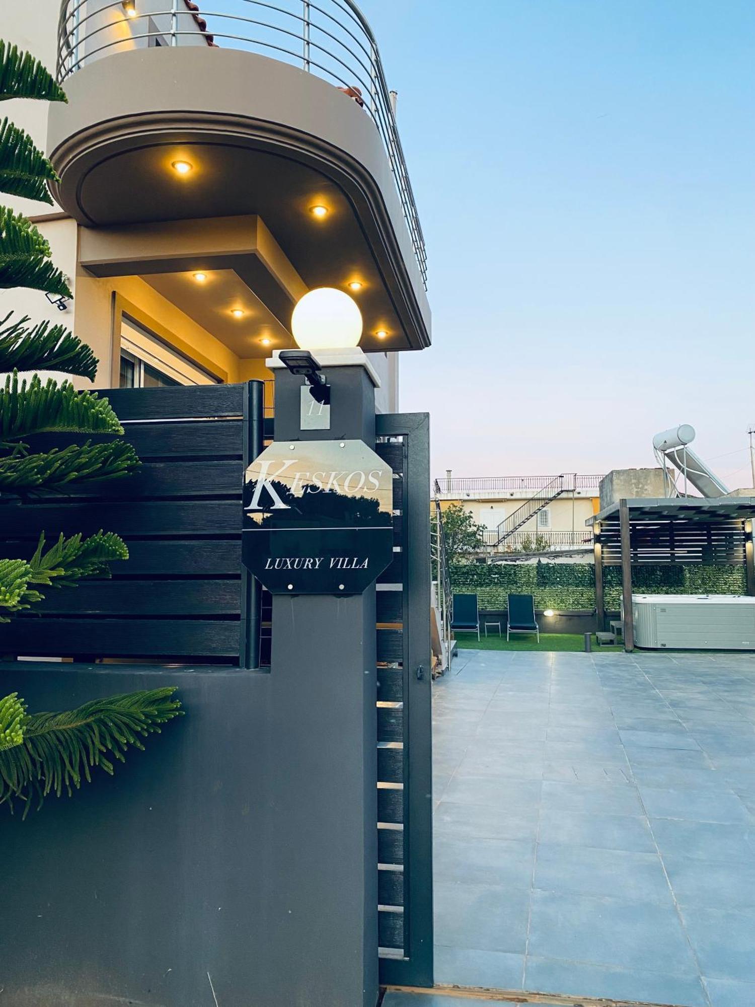 Keskos Luxury Villa Артемида Екстериор снимка