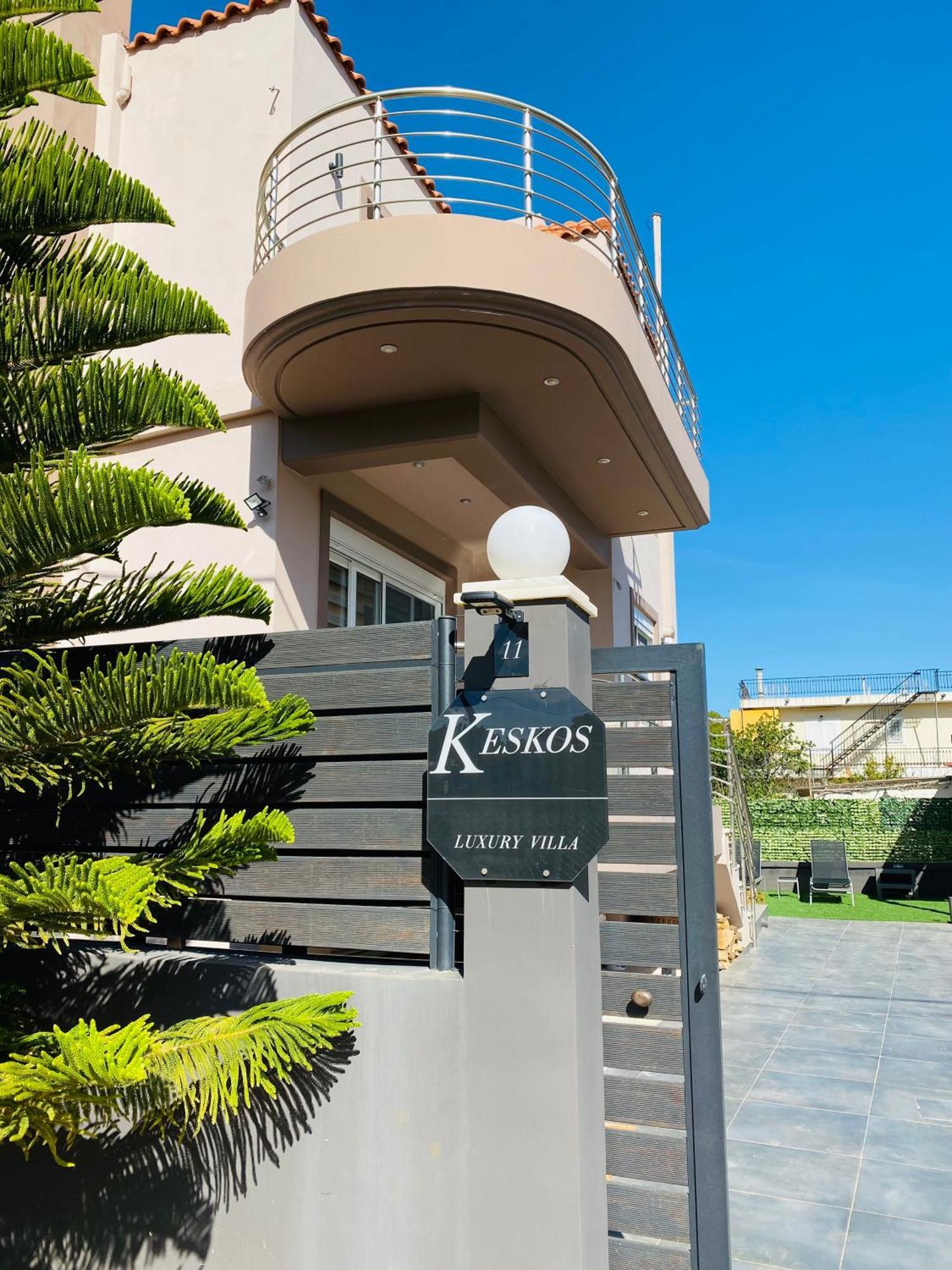 Keskos Luxury Villa Артемида Екстериор снимка