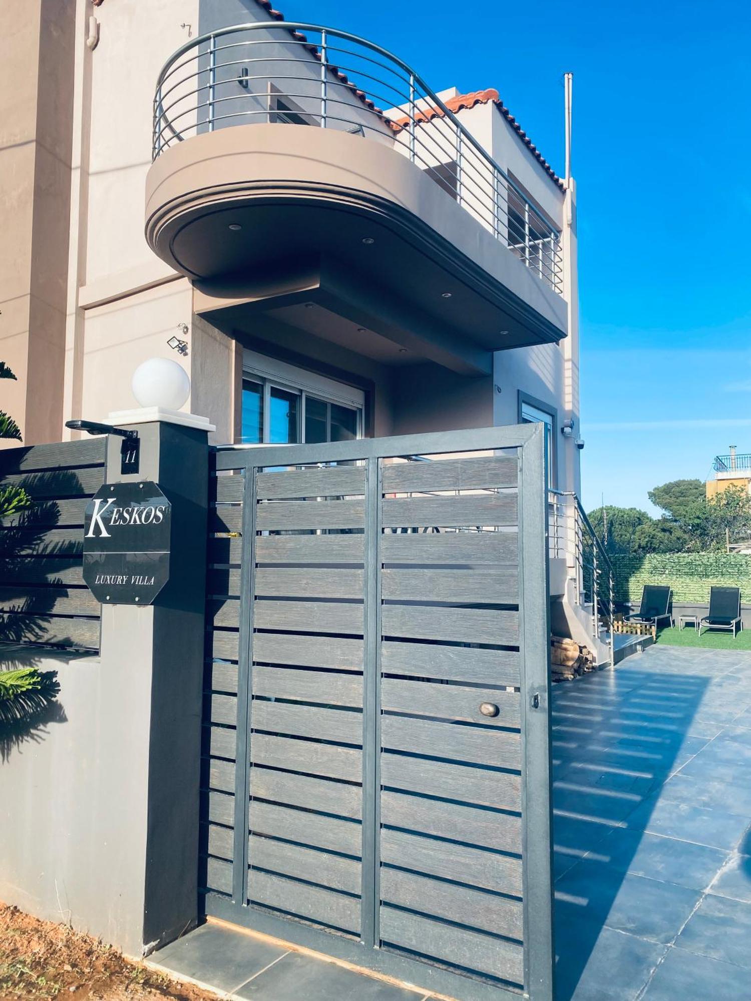 Keskos Luxury Villa Артемида Екстериор снимка
