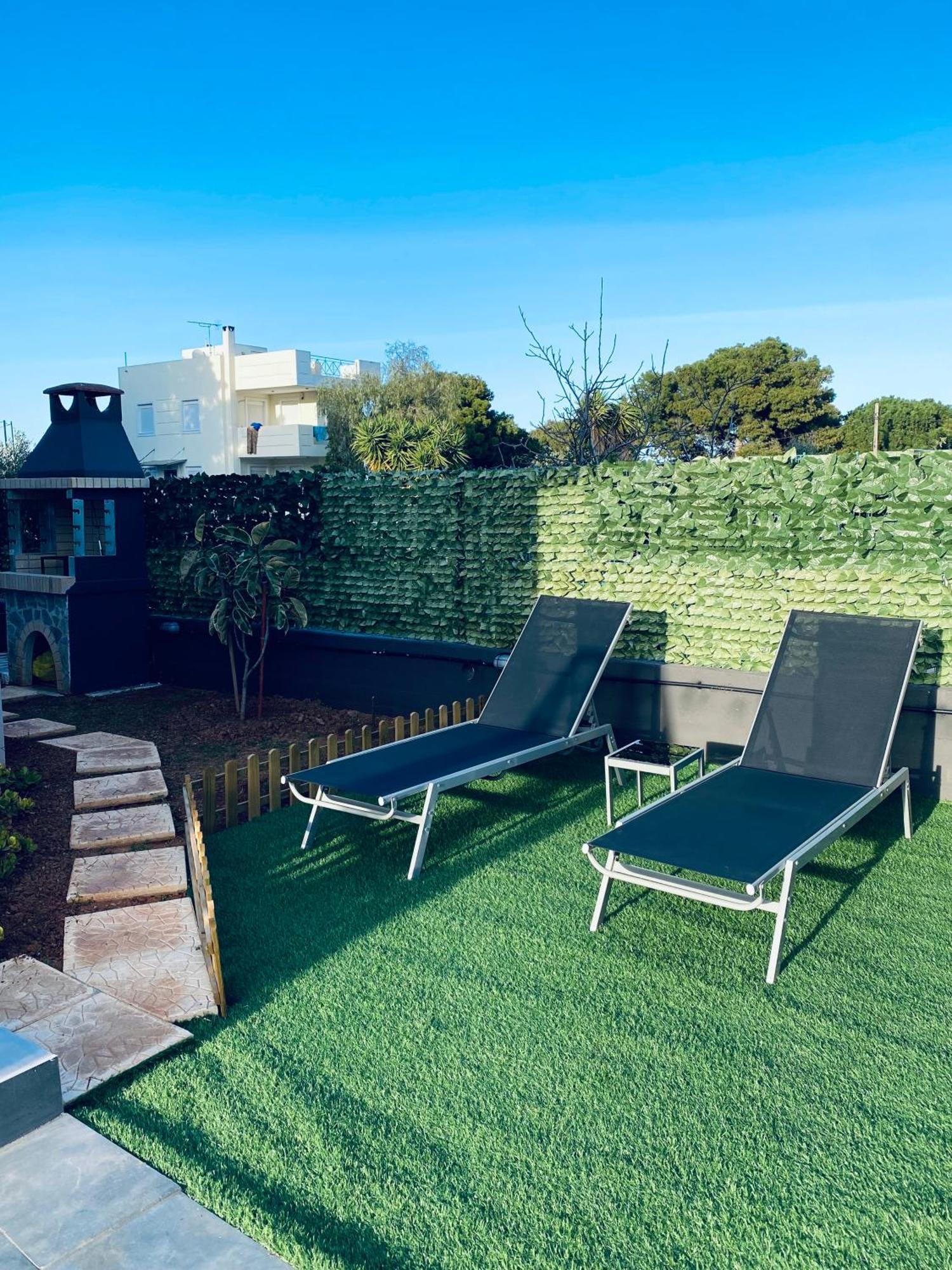 Keskos Luxury Villa Артемида Екстериор снимка